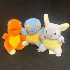 ポケモン　フレンズ　ぬいぐるみ 初期 BANDAI ゼニガメ　カメール　ヒトカゲ
