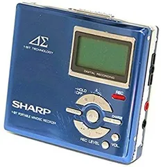 SHARP MD-DR7-P ポータブルMDレコーダー動作確認済みピンク人気商品 Amazon | SHARP シャープ MD-ST600-A ブルー系 ポータブルMD