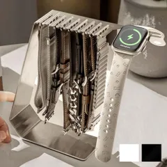 【Apple Watchの定位置 できました】Apple Watch スタンド 充電スタンド Watch Ultra SE 対応 ベルト バンド 収納 おしゃれ アルミ series9 8 7 _d