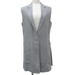 ebure エブール リネン ロングジレ グレー38 ebure エブール リネン ロングジレ グレー38 ebure エブール