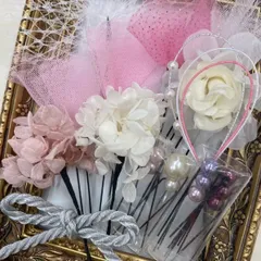 ドライフラワー　髪飾り　卒業式　成人式　振袖　着物　袴　前撮り　和装