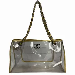 激レアCHANELシャネル夏異素材リゾートトートバッグ海プールビニール 楽天市場】ビニールバッグ シャネルの通販
