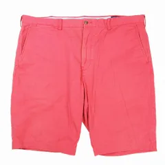 POLO RALPH LAUREN ポロ ラルフローレン 大きいサイズ 40/30 チノ ショーツ ショートパンツ コットンツイル ピンク メンズ 【中古】