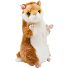 HANSA ハムスター15 H15(cm) 3739 ぬいぐるみ ハンサ クリスマス 誕生日 プレゼント 動物 犬 猫 鳥 うさぎ ペンギン アニマル 置物 人形 フィギュア KOESEN ケーセン 大きい マスコット 実物大 大型