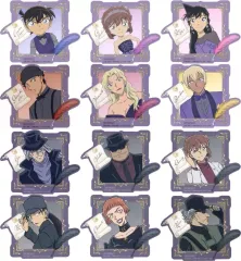 【中古】シール・ステッカー 全12種セット オリジナルステッカー 「名探偵コナンカフェ ホテルラウンジ×ラグジュアリー」 事前予約者限定ご利用特典