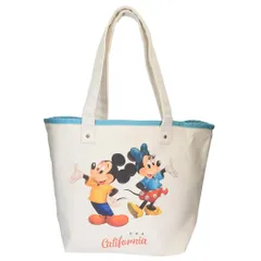 ミッキーマウス＆ミニーマウス 手提げかばん トートバッグ American Paradise ポーズ ディズニー スモールプラネット サブバッグ キャラクター グッズ 
