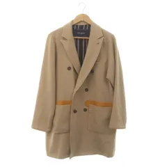 定価6万 美品 WHIZ LIMITED レザー切替 チェスターコート メンズM