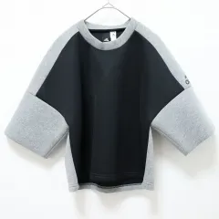 アディダス adidas ショート丈 スウェット トップス 891799n