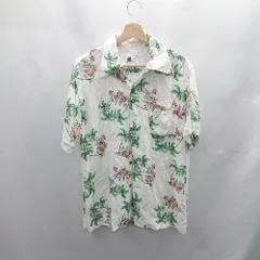 ◇ ⊂ Disney ディズニー 90ｓ ビンテージ 半袖 アロハシャツ サイズM ホワイト系 レディース メンズ E  【1501160023360】