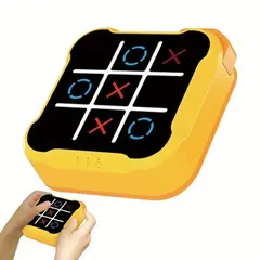 【新品】tic tac toe  まるばつゲーム　三目並べ　〇×ゲーム まるばつゲーム　パズルおもちゃ　子供用　電子ボードゲーム　携帯ゲーム機　ティックタックトーのサムネイル