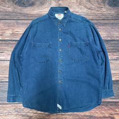 Levi’s　リーバイス　長袖ワークシャツ　長袖シャツ　メタルボタン　L
