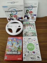 任天堂 Wii ソフトセット マリオカート はじめてのwii スーパーマリオブラザーズ デカスポルタ Nintendo