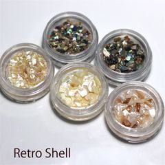 シェル ネイル ジェルネイル 5種類 ネイルパーツ ストーン 約2.0g シェルストーン ナチュラルストーン ネイル用品 20 LinoGelplus リノジェルプラス