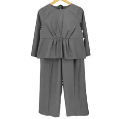 ユナイテッドアローズグリーンレーベルリラクシング UNITED ARROWS green label relaxing KFC ペプラムタック セットアップ オールインワン レディース  38