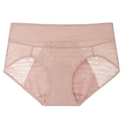 サニタリーショーツ 生理 レディース 防水シート パワーメッシュ 花柄 昼夜用 多い日 漏れにくい ロング 防水布 通気性 大きいサイズ M-4L 黒 紫 緑 rss-001