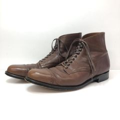 Alden New England ブラウンレースアップブーツ 10 - メルカリ