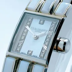 新同品 ショーメ CHAUMET ケイシス ネイビー文字盤 腕時計 箱 H395 新