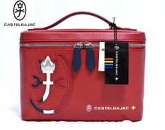 【定価29700円】新品 カステルバジャック CASTELBAJAC ''カルネ'' バニティバッグ 032213 レッド CARNET セカンドバッグ IKETEI イケテイ