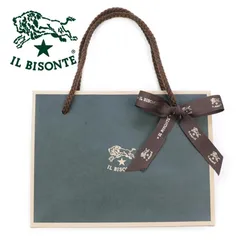 イルビゾンテ IL BISONTE 紙袋 純正 ペーパーバッグ ショッピングバッグ 財布 キーケース カードケース 名刺入れ 手帳 小物用 贈答用