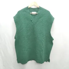 ◇ Θ EMMA CLOTHES エマ クローズ ベスト サイズL グリーン メンズ E  【1501160036278】のサムネイル