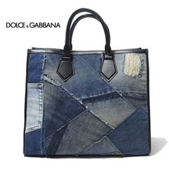 【7月10日まで 149,999円→129,999円】ドルチェ&ガッバーナ デニム ドルガバ トートバッグ デニム ショルダー カバン メンズ レディース