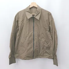 ◇ ⊂ ファミリーマート シンプル系 長袖 ジップアップジャケット サイズM ブラウン系 メンズ E  【1507280005002】