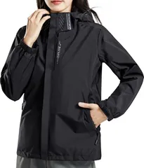 newNE ニューネ マウンテンパーカー アウトドア ジャケット 裏地あり ウィンドブレーカー 通気 ジップパーカー スポーツ 無地(ブラック,  M)