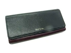 Paul Smith ポールスミス レザー 二つ折り 長財布 ウォレット 小銭入れ 札入れ レディース ブラック系 DF0894