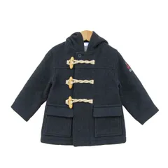 ファミリア ダッフルコート アウター ウール ベビー 男の子用 90サイズ ネイビー Familiar 【中古】