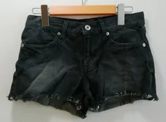 GU ジーユー ショートパンツ デニム Sサイズ ブラック 20250626 j202h0625