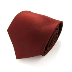 タカキュー ブランド ネクタイ ストライプ柄 シルク PO メンズ ワインレッド TAKA Q 【中古】