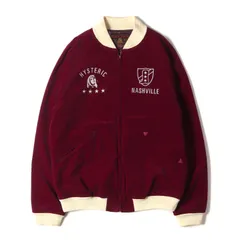HYSTERIC GLAMOUR ヒステリックグラマー ジャケット サイズ:L ロゴガール 刺繍 別珍 スーベニア ジャケット スカジャン ベロア エンジ 日本製 アウター ブルゾン カジュアル ブランドのサムネイル