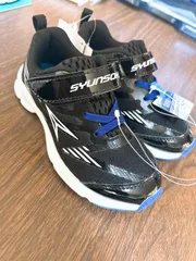 [瞬足 シュンソク] スニーカー キッズ 男の子 子供靴 軽量18cm