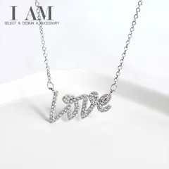 ラブ ペンダント シルバー925 レディース