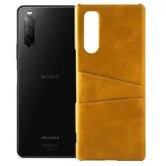 Xperia 10 III ケース SO-52B SOG04 エクスペリア10 マーク3  カード収納 レザー スマート ケース 【Color】 キャメルのサムネイル