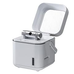 ツインバード  フェイススチーマー 美顔器 イオン化スチーム コンパクト ミラー付 水道水OK 毛穴ケア ノズル調節可ホワイト SH-2786W