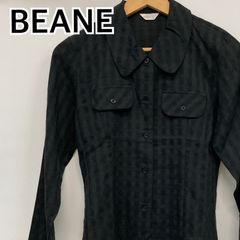 BEANE ビーン トップス シャツ ブラウス 長袖 ブラックレディース 日本製 Fサイズ【CT1296】