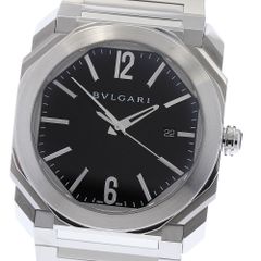ブルガリ BVLGARI BGO41S オクト デイト 自動巻き メンズ美品_874398