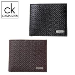 カルバンクライン Calvin Klein 二つ折り財布 レザー メンズ 31ck130007 BOX付