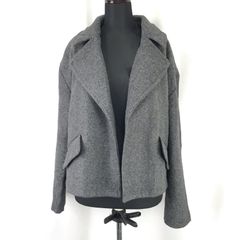 ZARA BASIC ザラべーシック コート アウター M ZARA BASIC【ザラ☆ボタンレスコート/【USA:S/日本M程度