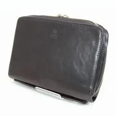 タケオキクチ クラッチ セカンド スマートセル バッグ レザー 財布 ラウンドファスナー 中古 / 11431 MK