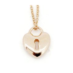 ティファニー ハートロック ネックレス K18PG(18金 ピンクゴールド) 質屋出品