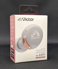 【Victor】未使用品 ワイヤレスイヤホン HA-A30T2-P ホワイト×ピンク ビクター ケンウッド/開封済未使用/ｍab0082のサムネイル
