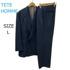 TETE HOMME テットオム メンズ スーツ 3点セット SIZE Lのサムネイル