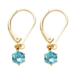 【11月 × ゴールド】[Cream dot. クリームドット公式]フック 金属アレルギー ニッケルフリー 揺れる 誕生月カラー 誕生月色 キュービックジルコニア 一粒ビジュー 大人