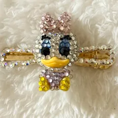 ストーン キラキラ　ヘアピン 約8cm　可愛い