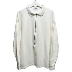 REVERBERATE リバーバレイト ZIP LONG SLEEVE POLO ジップロング