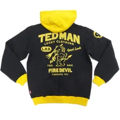 2024年最新】テッドマン ジップアップスウェット tedman スウェットジャケット tdsz-145 裏起毛 エフ商会 黒 新品の人気アイテム -  メルカリ