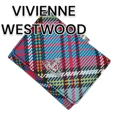【新品未使用】ヴィヴィアンウエストウッド【日本正規品】三つ折り財布マルチチェック