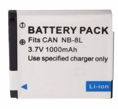 PSE認証 NB-8L CANON キャノン 1000mAh バッテリー 電池 交換 互換品